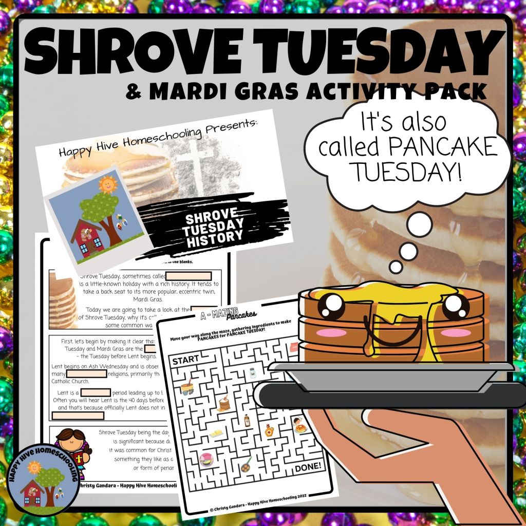 Shrove Tuesday Activity Pack Cover Image