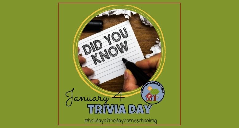 A handwritten card displays the text "DID YOU KNOW" with a marker on a wooden surface, framed by green and white decorations.